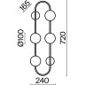 Настенный светильник FREYA MODERN INVERSION FR5233WL-04BS1
